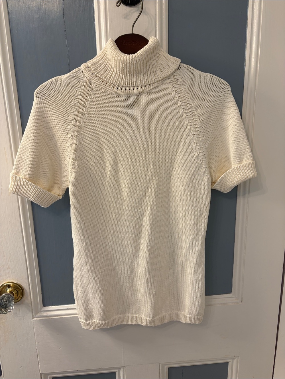 Lauren Ralph Lauren Short Sleeve Turtleneck Sweater